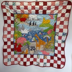 Australian Sydney Taronga Zoo Baby Crib Size‎ Quilt Decorative Blanket Animals
